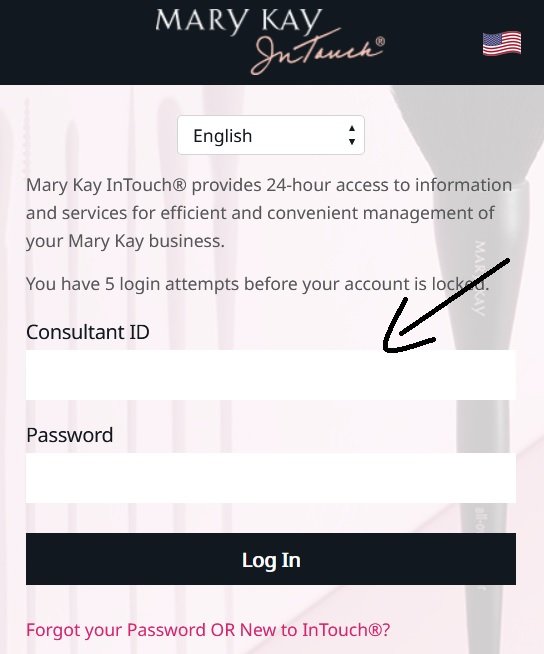 MaryKayInTouch login box Consultant ID