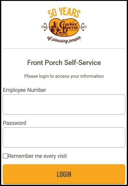 The Front Porch Cracker Barrel Employee Login Guide Login Guide