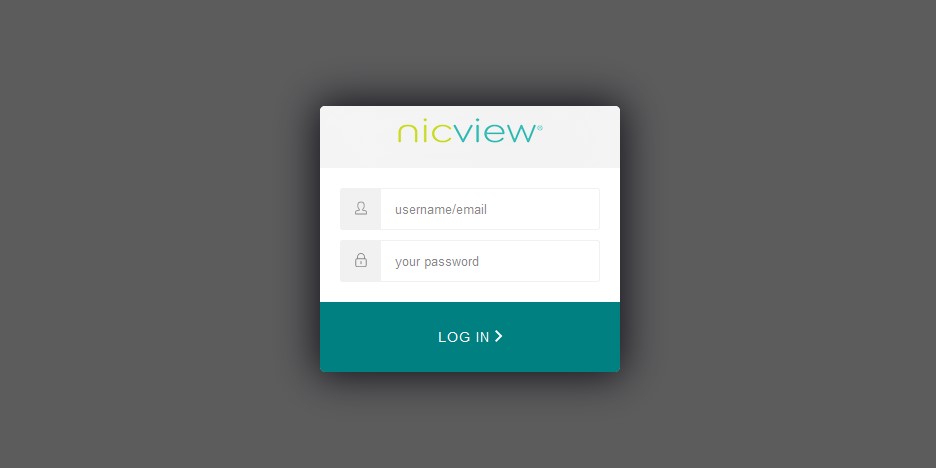 NicView net login form